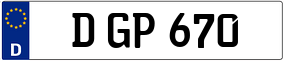 Truck License Plate